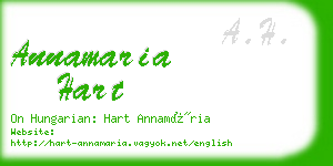 annamaria hart business card